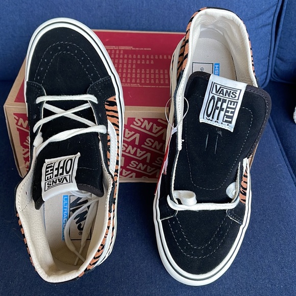 Vans Sk8-Hi 38 Decon S Animal Stripes Black Marshmallow Men’s - Picture 13 of 16